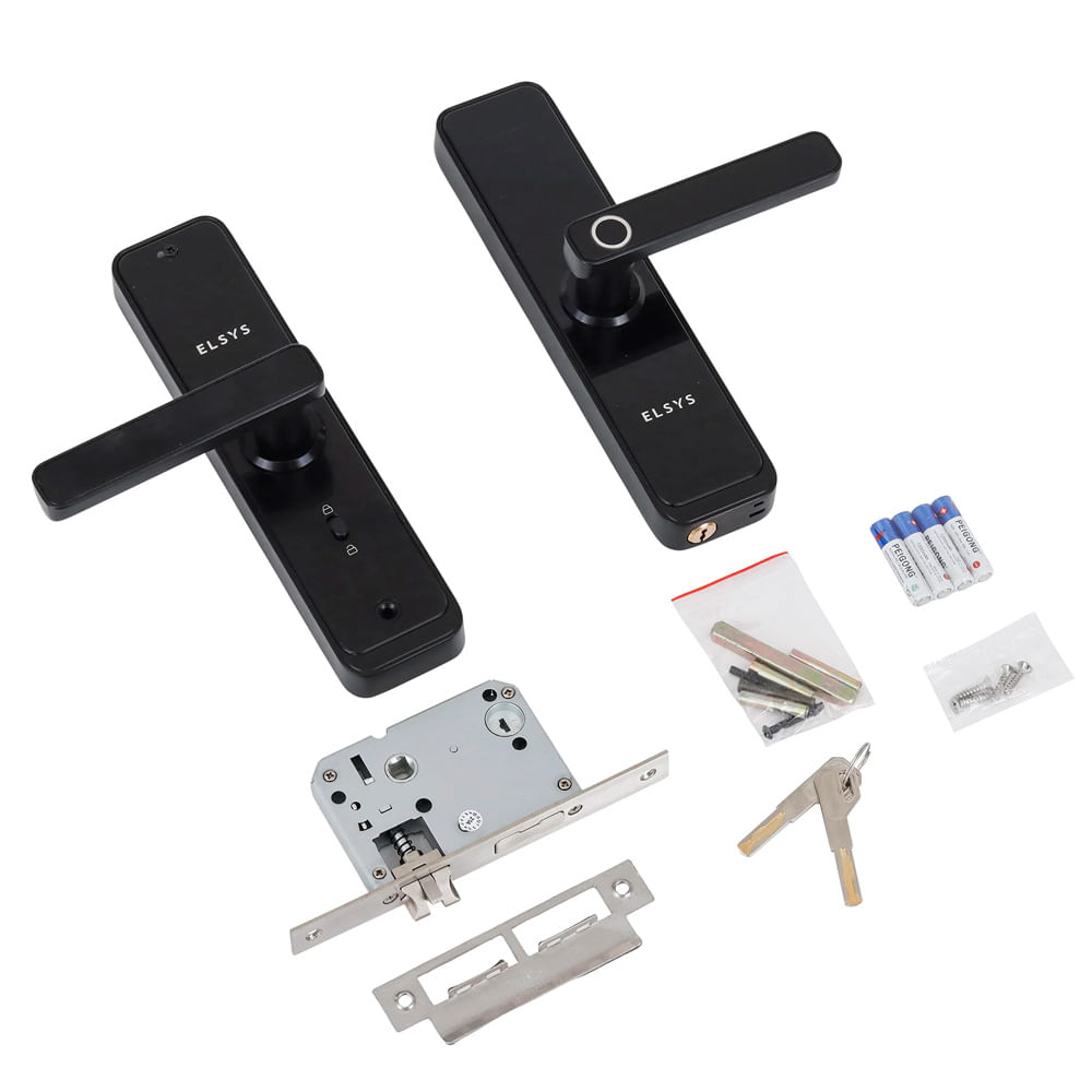 Encontraproduto.com.br - Fechadura Digital de Embutir Wi-Fi ESF-DE4000B Elsys
