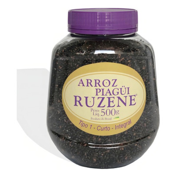 Encontraproduto.com.br - Arroz Piagui Ruzene Pte 500 Emb: Pote 500g Cl: Curto- Gr:beneficiado- Sub:integral- Cert:sp937-7z68108 Tp:1 Lt:rpgp 1901