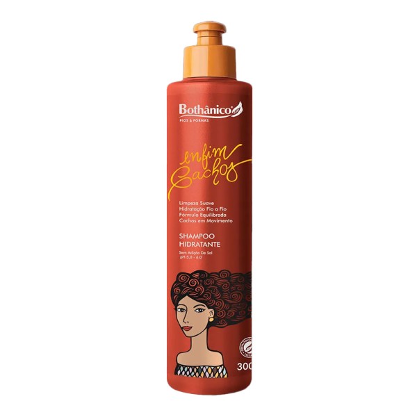 Shampoo Hidratante Bothânico Hair Enfim Cachos 300ml