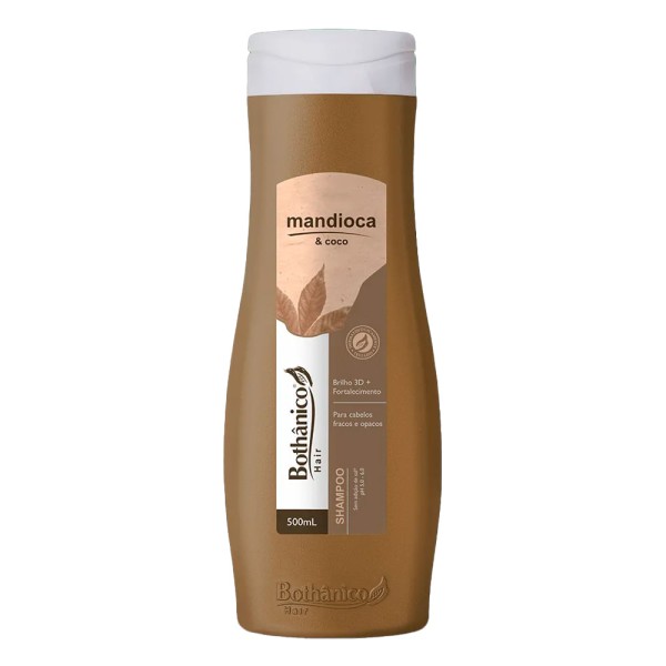 Encontraproduto.com.br - Shampoo Mandioca e Coco 500ml Bothânico