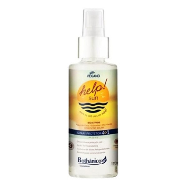 Encontraproduto.com.br - Spray Protetor 4 em 1 Help! Sun 170ml Bothânico
