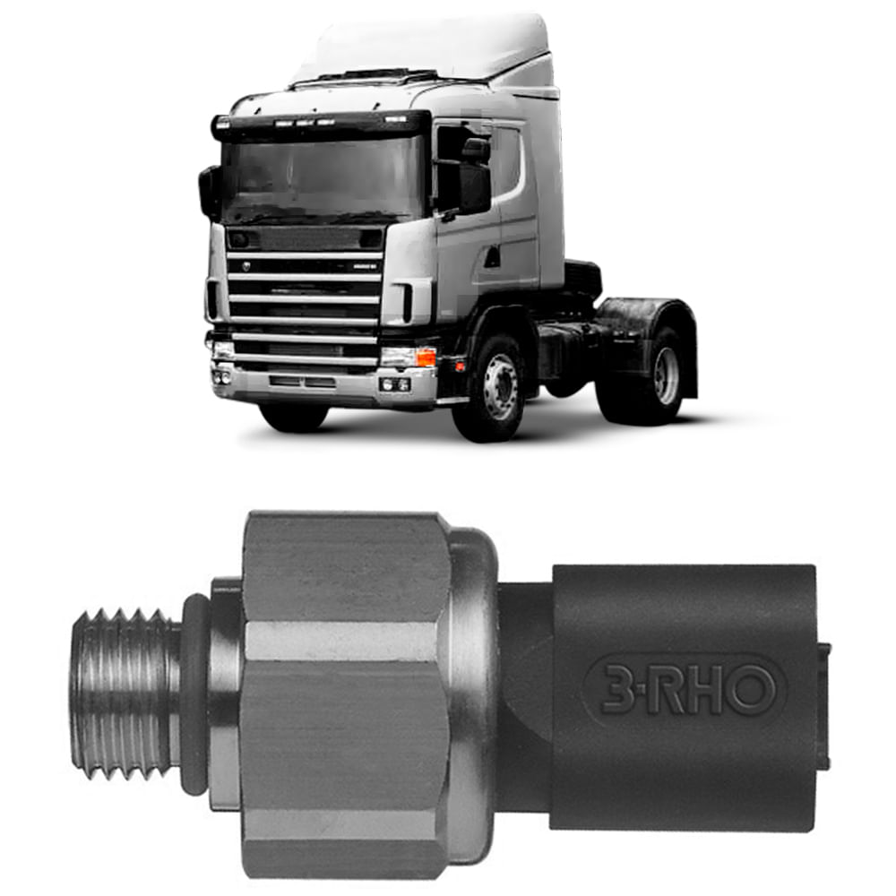 Sensor Eletrônico Pressão Scania Série L P G R S T 3RHO 7771