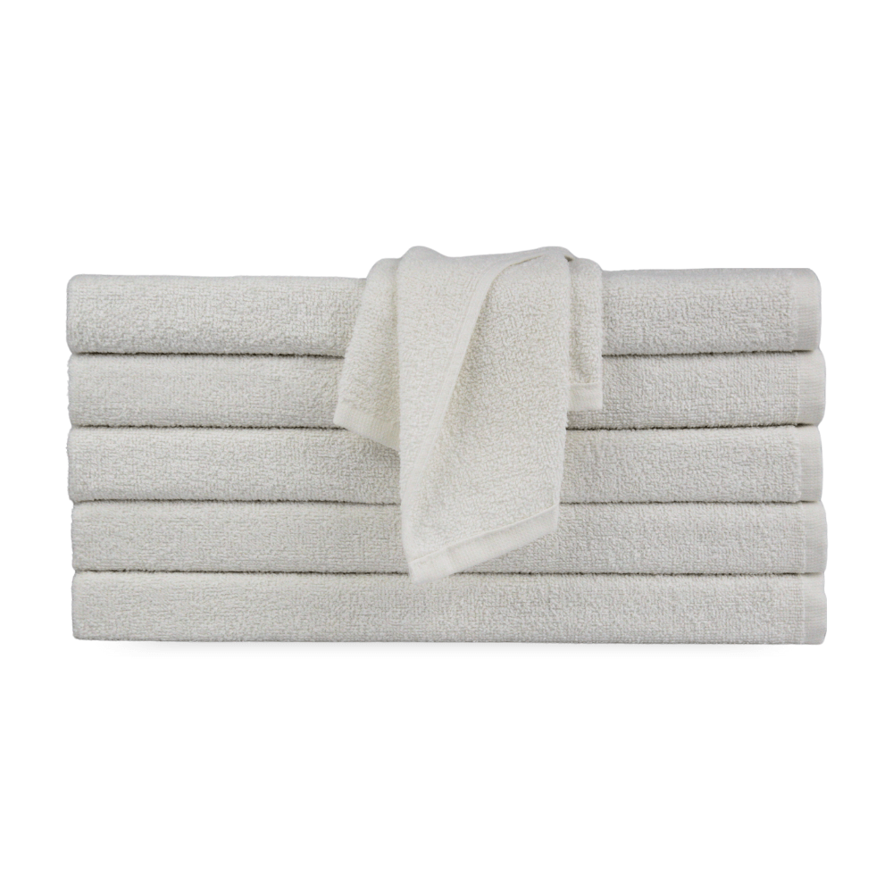 Kit 6 Toalhas De Rosto Classic Para Hotel - 45x80cm