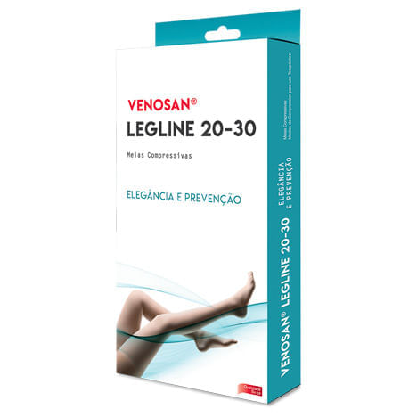 Meia-Calça Gestante Legline Venosan - 20-30mmHg - Pé Fechado - Sahara - Tamanho XG
