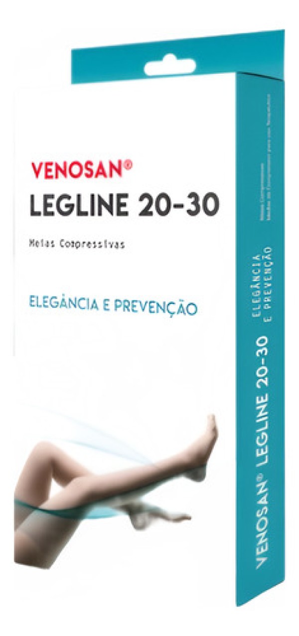 Meia-Calça Legline Venosan - 20-30mmHg - Pé Aberto - Sahara - Tamanho XG