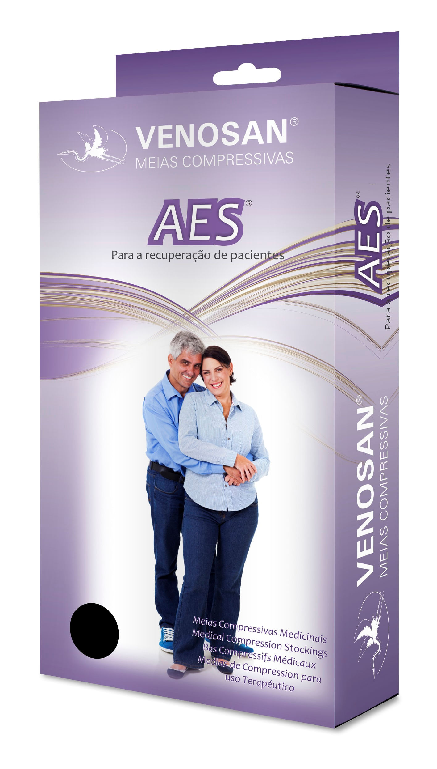Encontraproduto.com.br - Venosan Aes Agh 18Mmhg Xg Pe Aberto Brc Sg57029