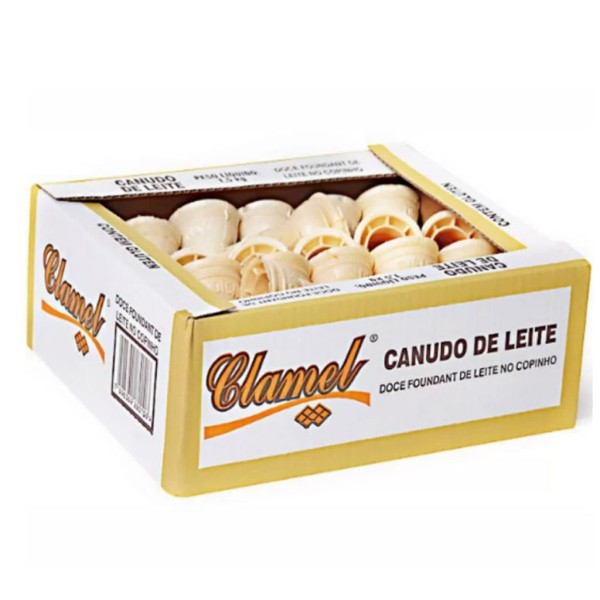 Canudo de Leite c/50 - Clamel