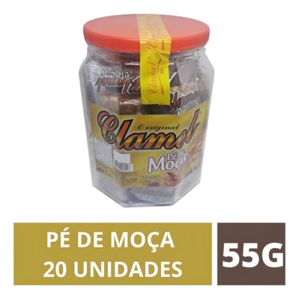 Encontraproduto.com.br - Pé de Moça Embalado Pote c/20 - Clamel