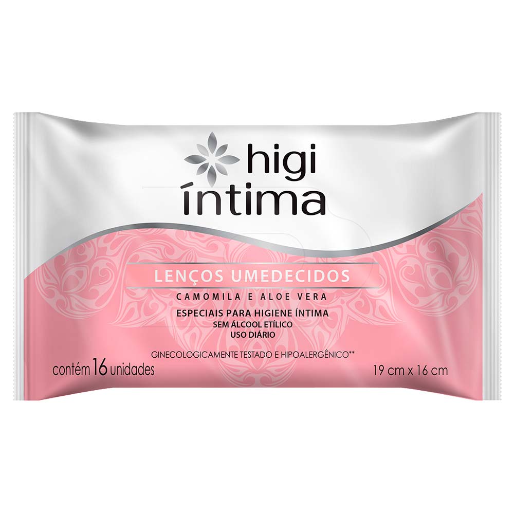 Encontraproduto.com.br - Toalha Umedecida Intimo Daxx Camomila Aloe Vera com 16 unidades