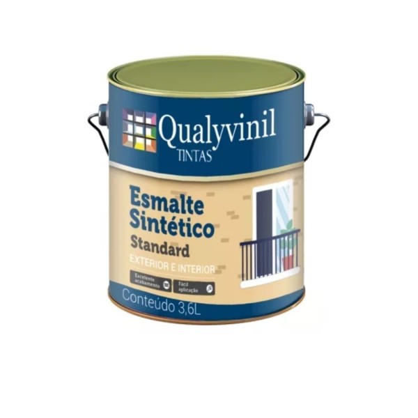 Encontraproduto.com.br - Tinta Esmalte Standard De 3.6l ótima Aplicação Qualyvinil