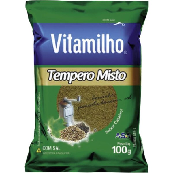 Tempero Misto Vitamilho Pacote com 100g