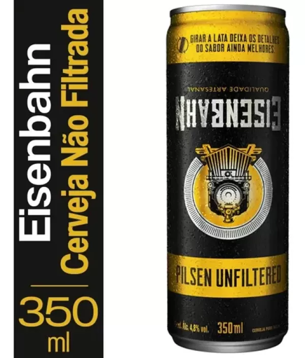 Eisenbahn Pilsen Unfiltered Lata 350ML