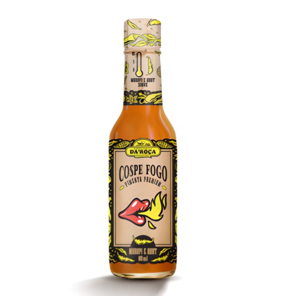 Molho de Pimenta Especiarias da Roça Premium Cospe Fogo Vidro 80ml
