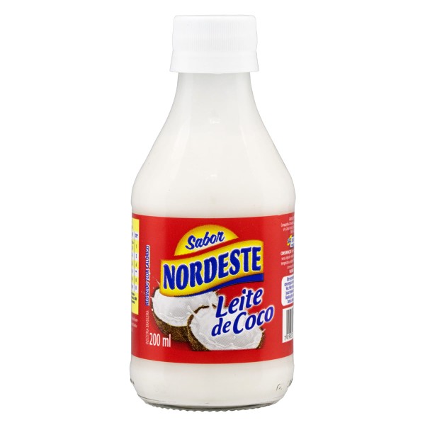 Encontraproduto.com.br - Vidro Leite de Coco 200ml - Sabor Nordeste