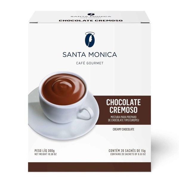 Encontraproduto.com.br - Chocolate Europeu Santa Monica 20 Sachês