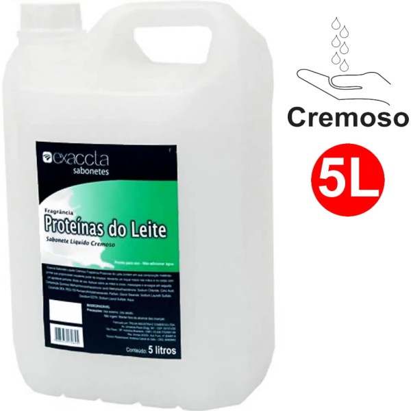 Sabonete Líquido Proteínas do Leite 5L Exaccta Trilha