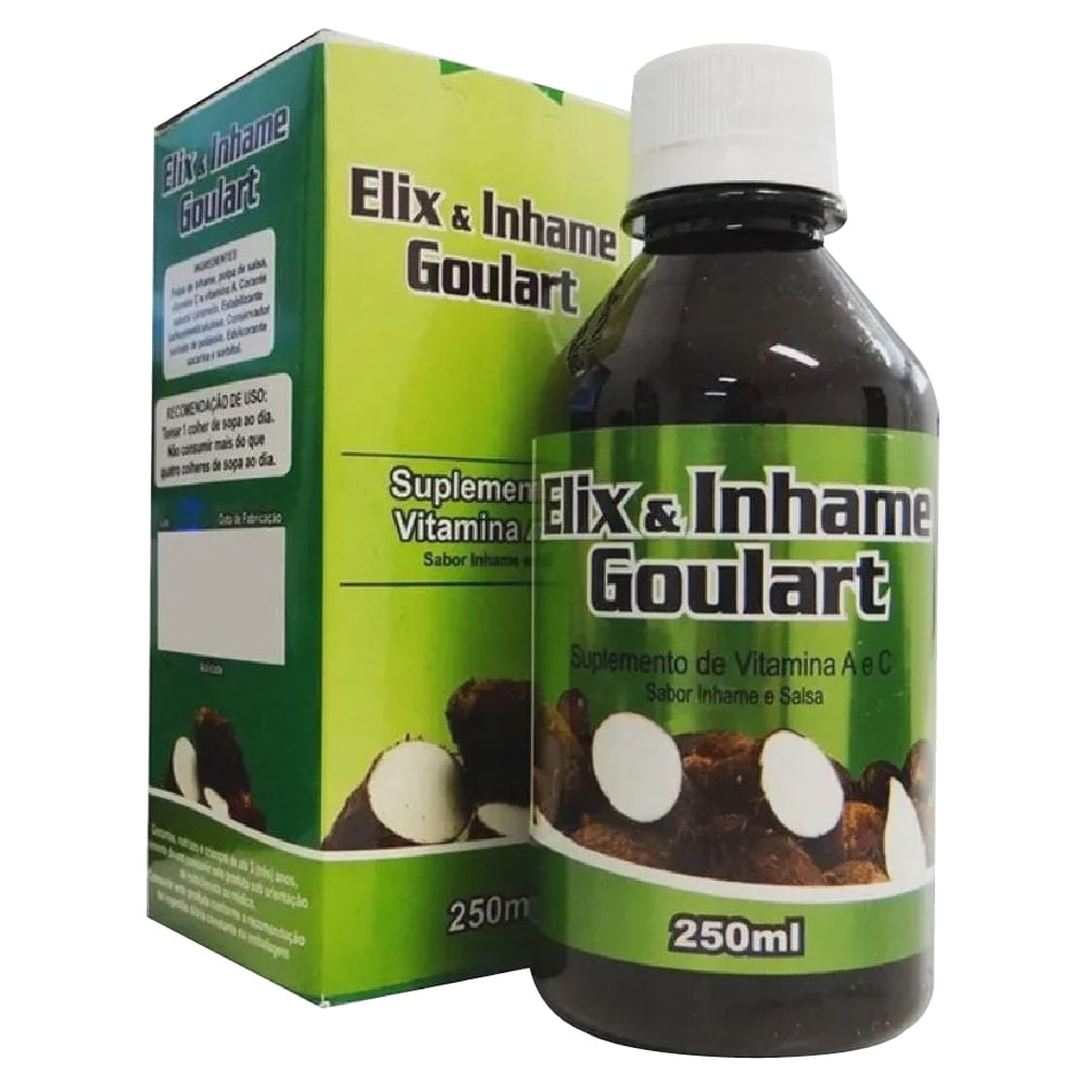 Encontraproduto.com.br - Suplemento Elix E Inhame Goulart 250ml