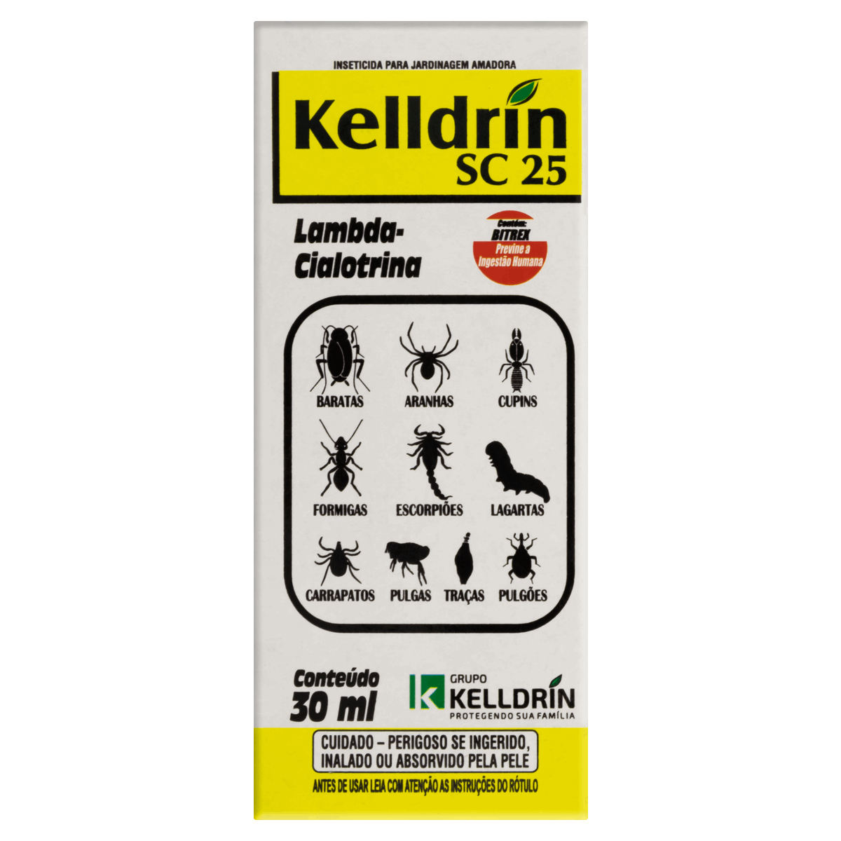 Encontraproduto.com.br - Inseticida Sc25 Kelldrin 30ml Kelldrin