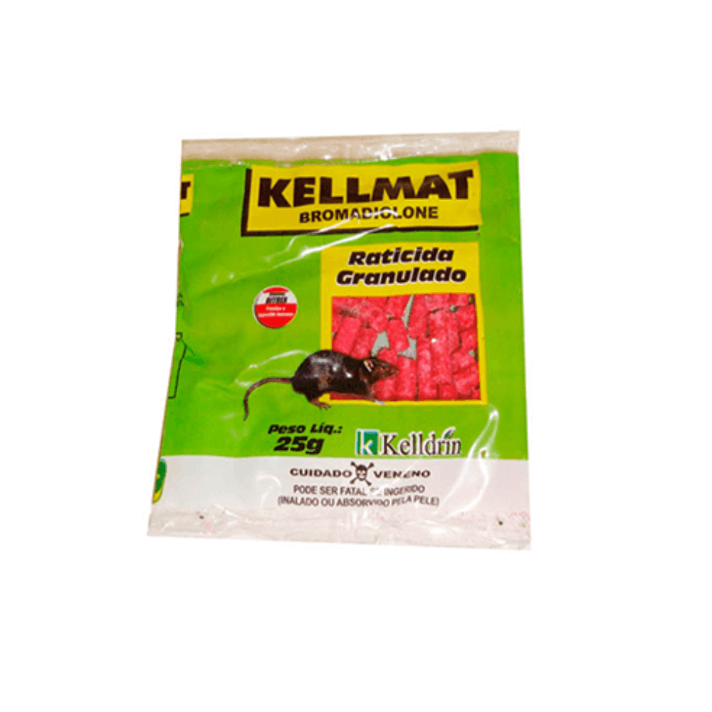 Encontraproduto.com.br - Raticida Granulado Kellmat Pacote 25g