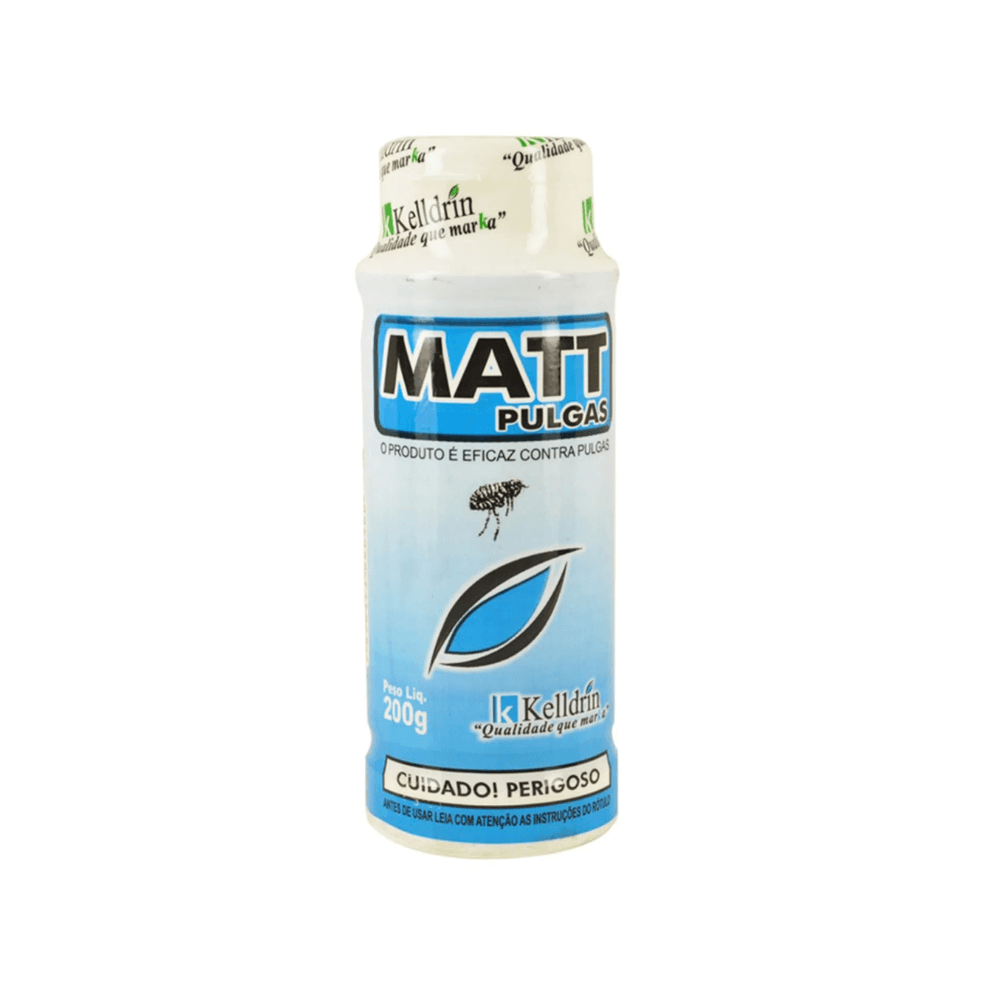 Encontraproduto.com.br - Mata Pulgas Pó Matt 200gr Kelldrin