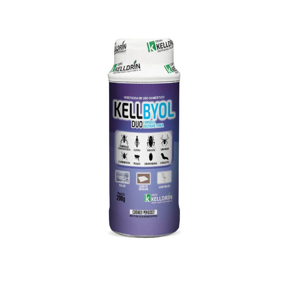 Inseticida Pó Kellbyol Talqueira 200gr Kelldrin