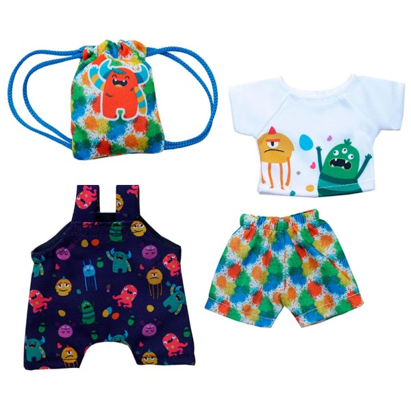 Encontraproduto.com.br - KIT ROUPA BONECO LUCCAS NETO - MONSTRINHOS - CASINHA 4