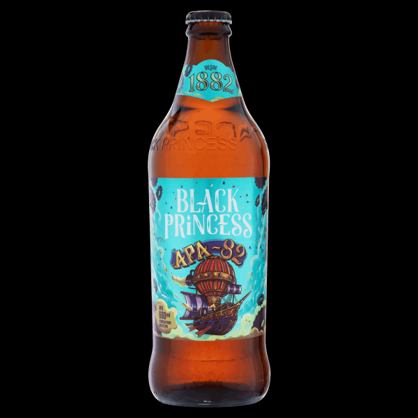 Cerveja APA Puro Malte 82 Black Princess Garrafa 600ml