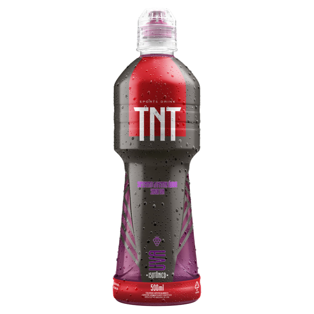 Isotônico TNT Uva Pet com 500ml