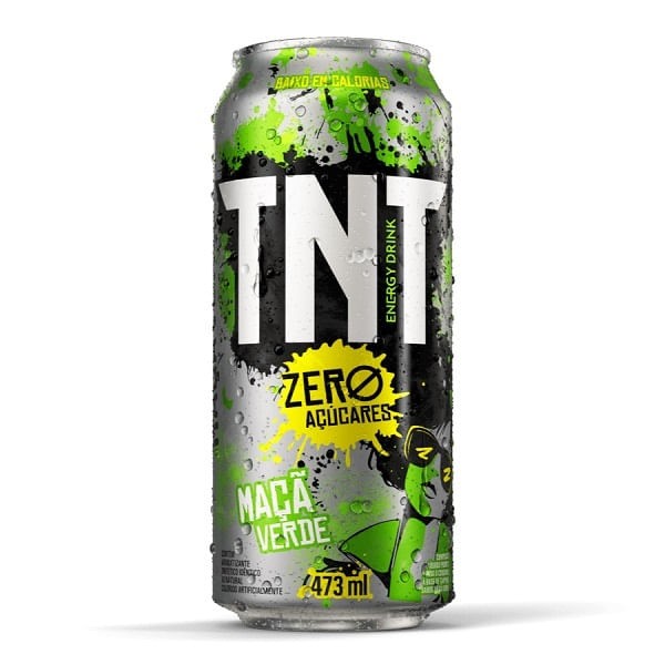 Encontraproduto.com.br - Energético Zero Açúcar TNT Maçã Verde Lata com 473ml