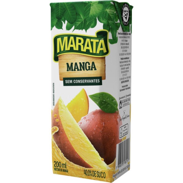 Encontraproduto.com.br - Suco Néctar Maratá Manga TP com 200ml