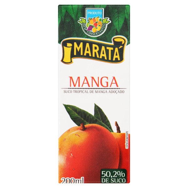 Encontraproduto.com.br - Suco Néctar Maratá Manga TP com 200ml