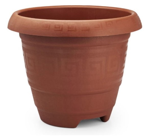 Encontraproduto.com.br - VASO REDONDO TERRACOTA EG 26L 107 PLASMONT