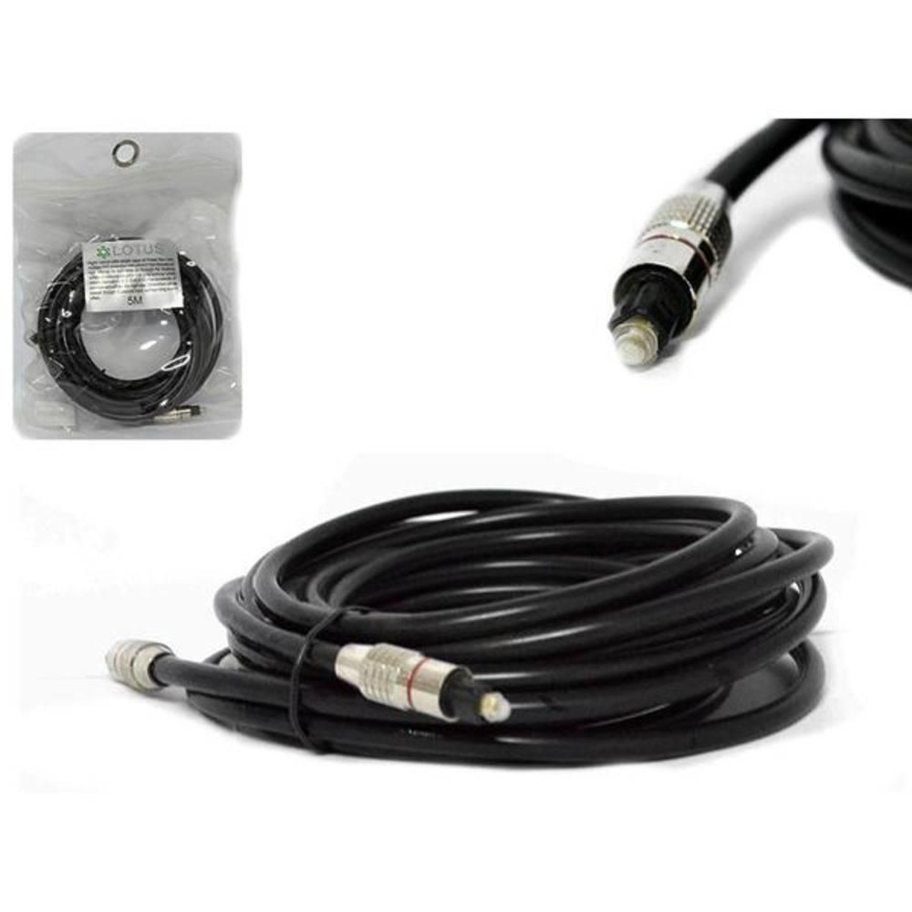 Encontraproduto.com.br - Cabo óptico 7.1 Multi-channel 3 Metros T5018hd Elg
