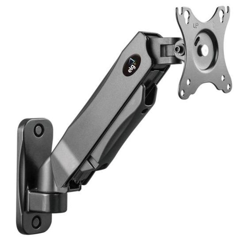 Encontraproduto.com.br - Suporte Multiarticulado de Parede ELG para Monitores 17 a 34 com Pistão a Gás Preto F410