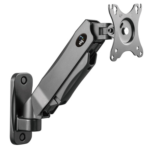 Suporte Multiarticulado de Parede ELG para Monitores 17 a 34 com Pistão a Gás Preto F410