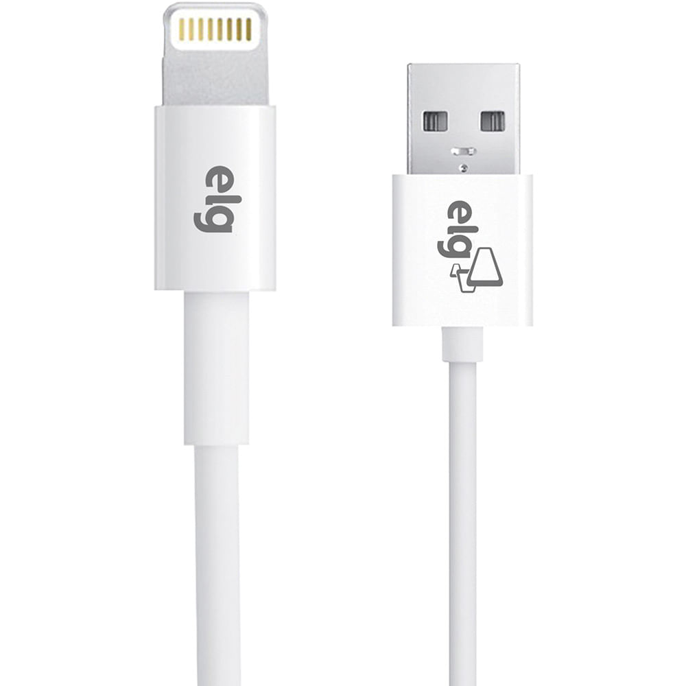 Encontraproduto.com.br - Cabo USB Lightning p/ iPhone ELG C810 1M