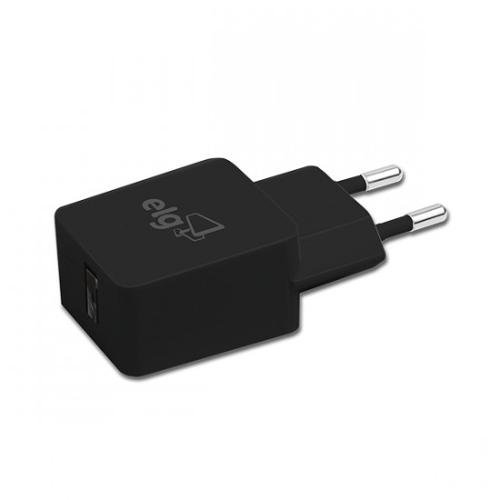 Encontraproduto.com.br - Kit Carregador de Parede com Cabo ELG KT510WC Preto