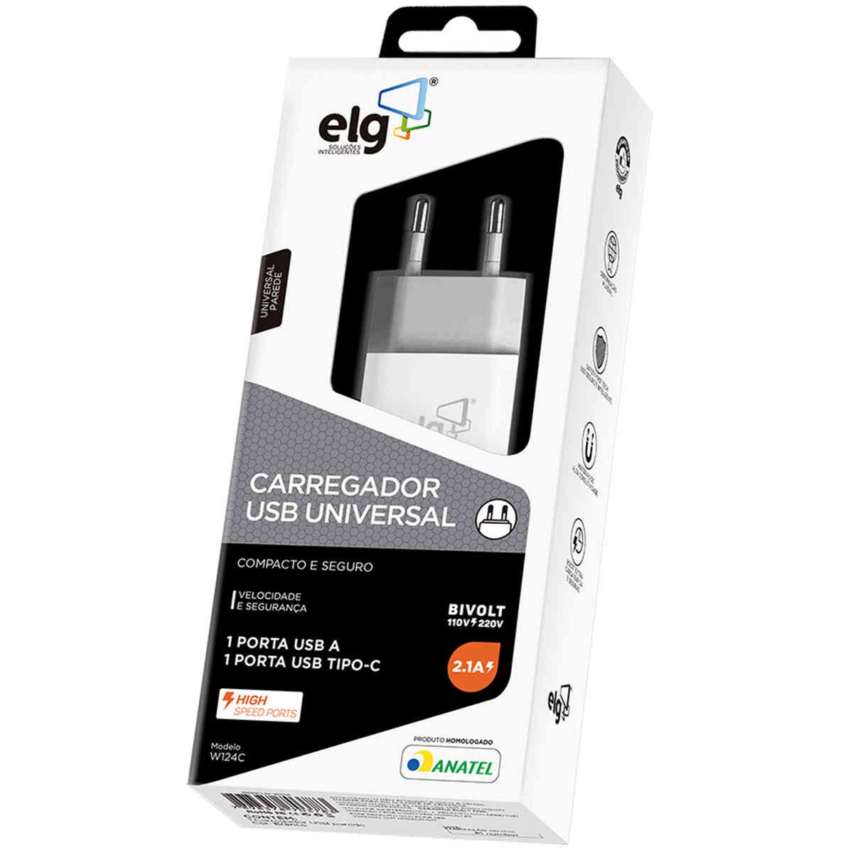 Encontraproduto.com.br - Carregador USB Universal - ELG