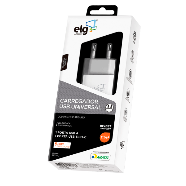 Encontraproduto.com.br - Carregador USB Universal - ELG