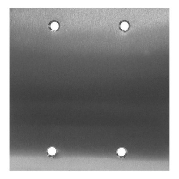 Placa Piso Cega 4X4 Inox Stamplac