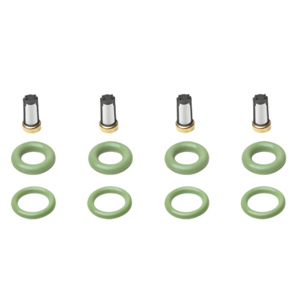 Encontraproduto.com.br - Kit de Filtros para Bico Injetor Argo Cronos Doblo Fiorino Idea Linea Mobi Palio Punto Siena Strada Toro Uno Courier Ecosport Fiesta Ka DS 1243