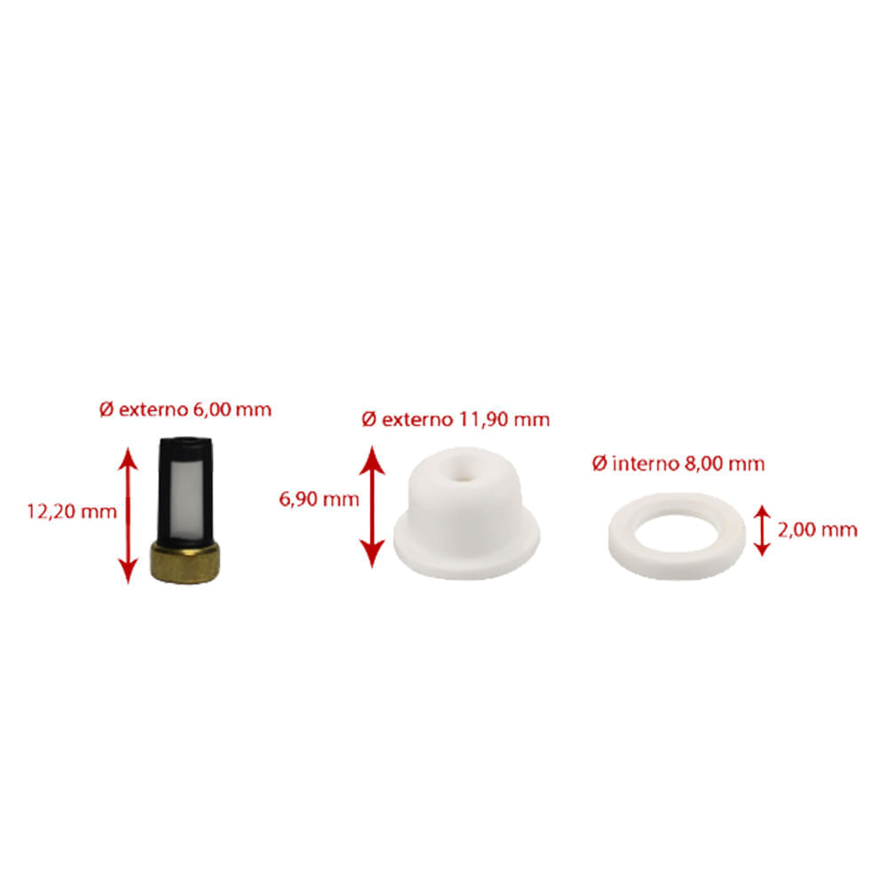 Encontraproduto.com.br - Kit Bico Injetor MAREA 1998/2000 - 36793 - 1246
