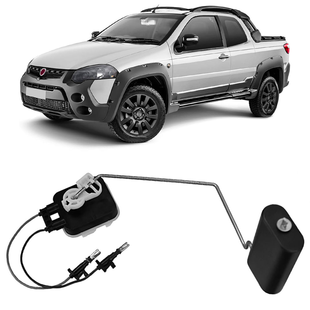 Encontraproduto.com.br - Boia Sensor Nível Combustível Strada 1.4 1.6 1.8 2013 a 2020 Flex DS 23210