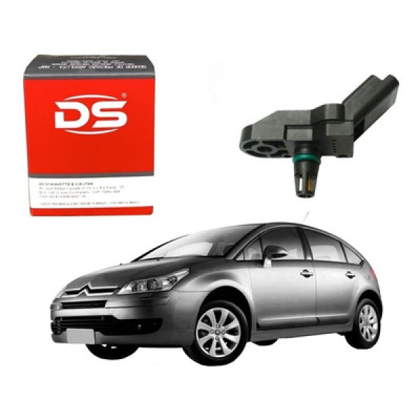 Encontraproduto.com.br - Sensor MAP Aircross Berlingo C3 C4 C5 Xsara Picasso 206 207 307 408 Hoggar Partner 2003 em diante DS 1715 Sensor de Pressão Absoluta