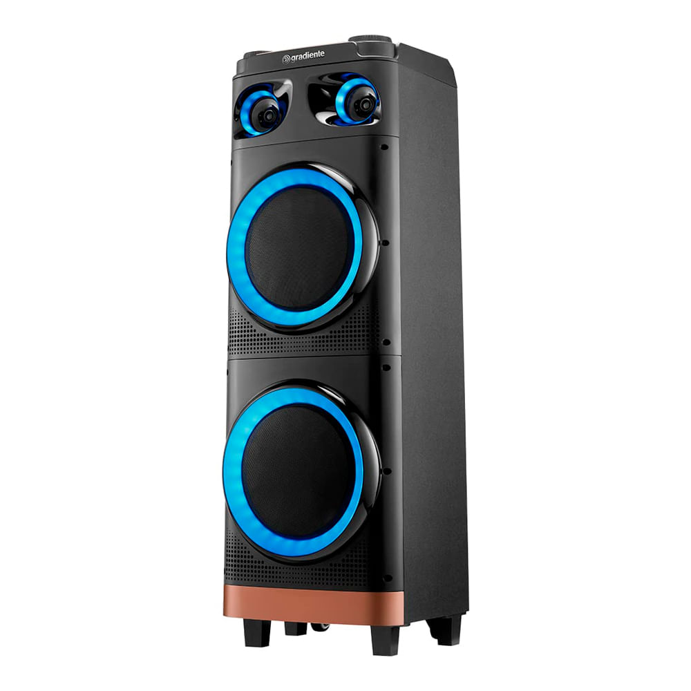 Encontraproduto.com.br - Caixa Amplificada Gradiente GCA110 1.000W Preta Bivolt