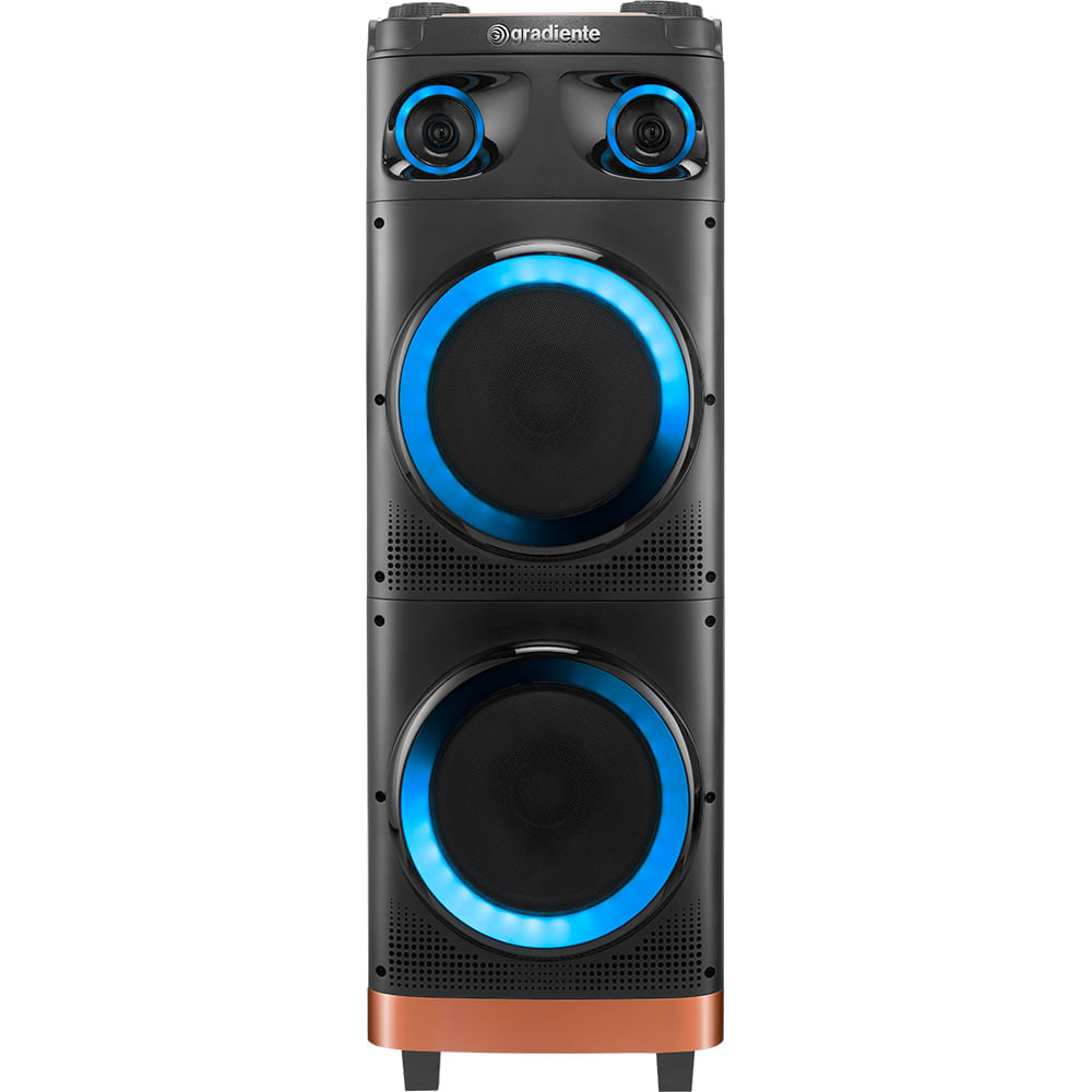 Encontraproduto.com.br - Caixa Amplificada Gradiente GCA110 1.000W Preta Bivolt