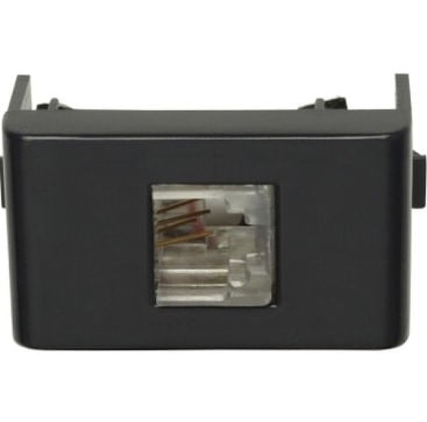 Encontraproduto.com.br - Módulo Tomada RJ11 2 Fios Lunare Decor 1M Grafite Schneider