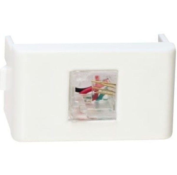 Módulo Tomada Telefone Rj11 4 Fios Prm047441 Branco Puro 1 Módulo Decor Schneider