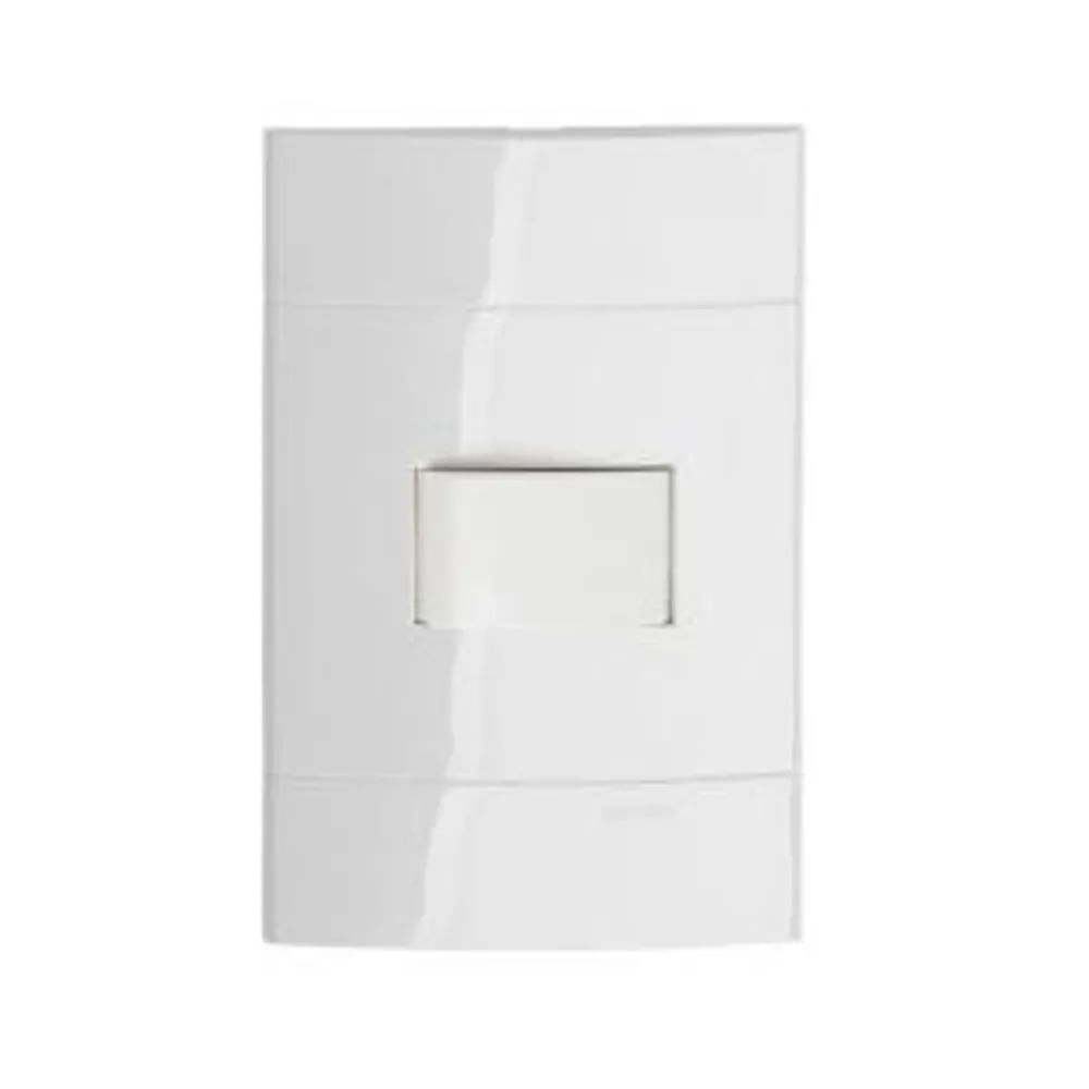 Encontraproduto.com.br - Placa Horizontal Com Interruptor Simples 10a Decor - Schneider