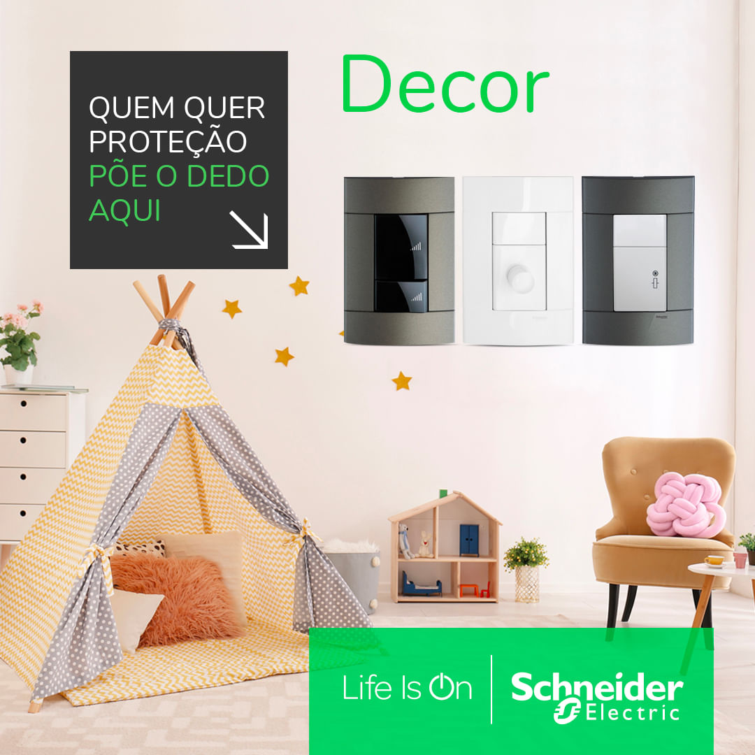 Encontraproduto.com.br - Placa Horizontal Com Interruptor Simples 10a Decor - Schneider